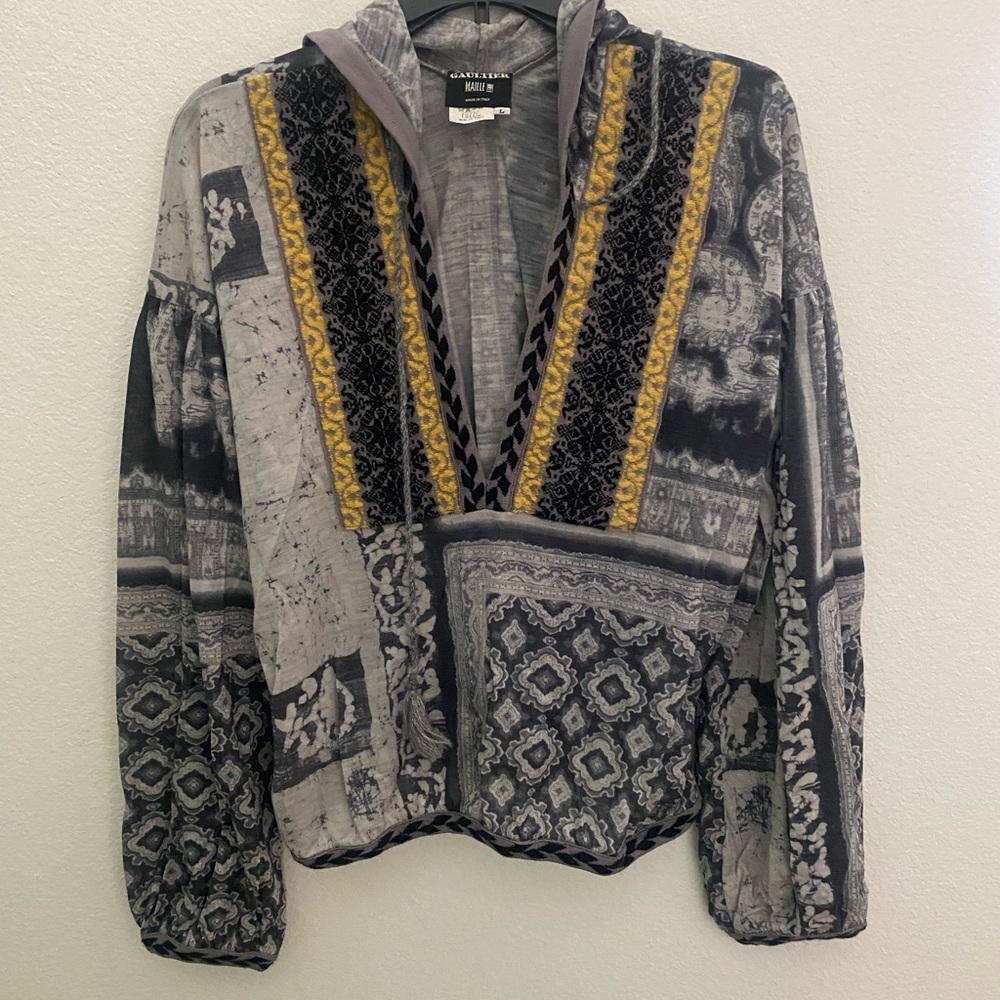 Jean Paul Gaultier Gray and Gold Women's Jacket